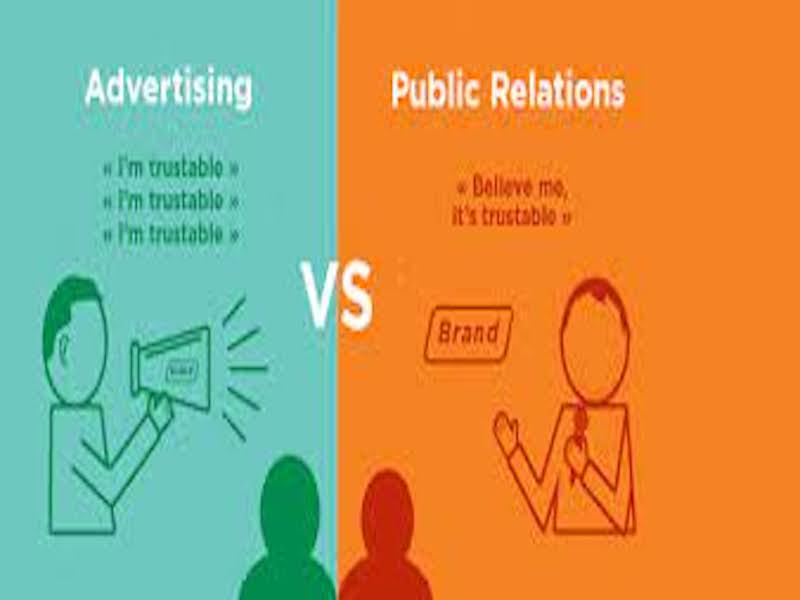 Điểm khác biệt giữa quảng cáo và pr