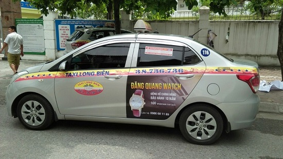 Dịch vụ quảng cáo trên xe taxi của Vnpmedia