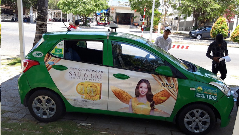 Ưu điểm quảng cáo trên taxi Mai Linh