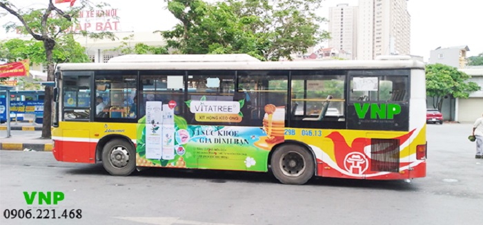 truyền thông marketing với quảng cáo bus