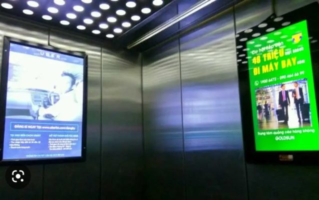 Quảng cáo Frame trong thang máy chung cư