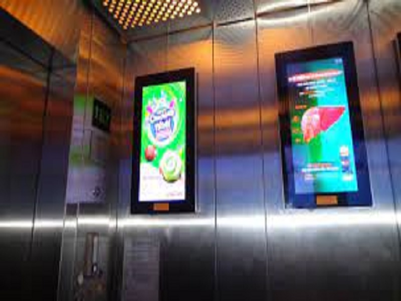 Quảng cáo LCD-frame trong thang máy